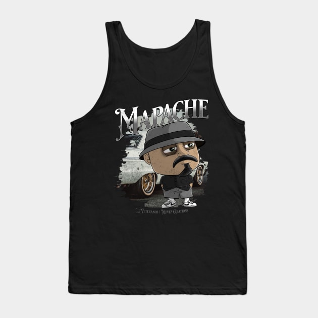 Custom Lil Veterano Mapache Tank Top by NUNEZ CREATIONS